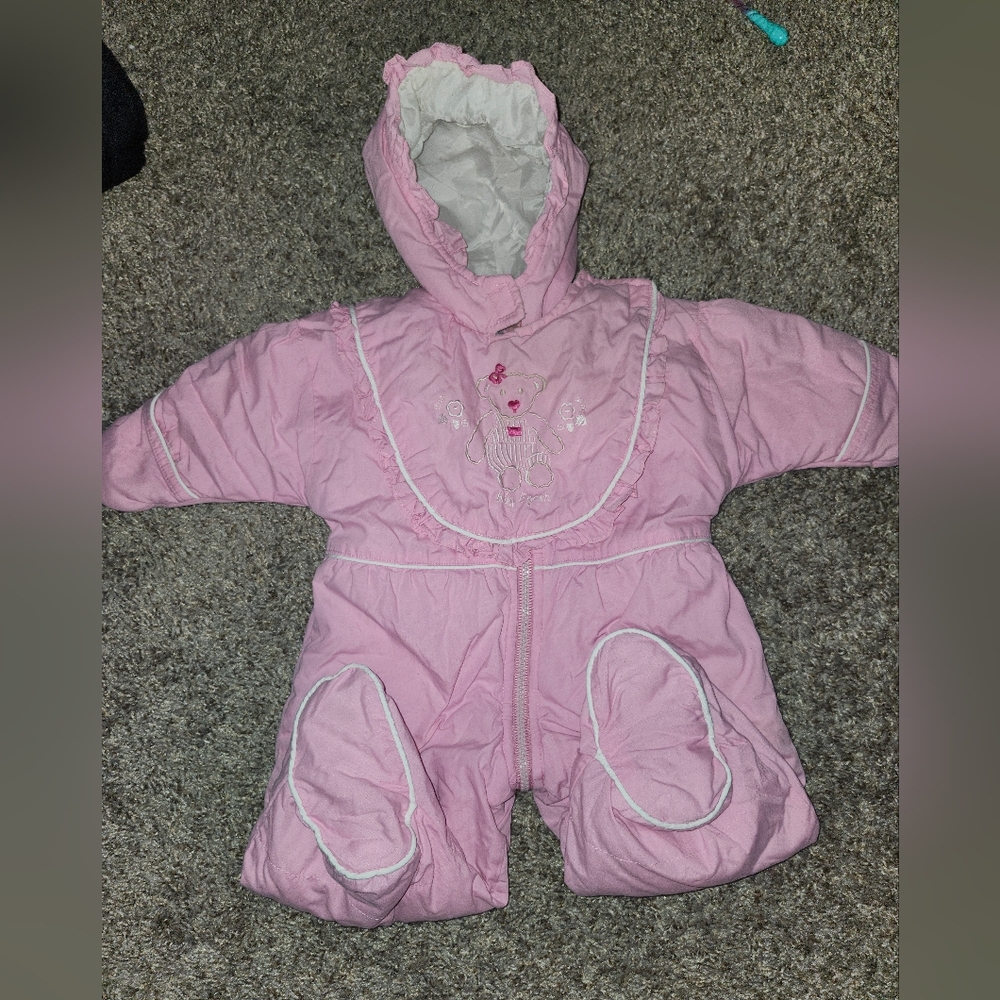 Vintage Baby Bgosh Snowsuit with Hood
